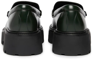 Shop CELINE Mocasines Chunky Bull Penny Verde Botella 350103602C.31BT