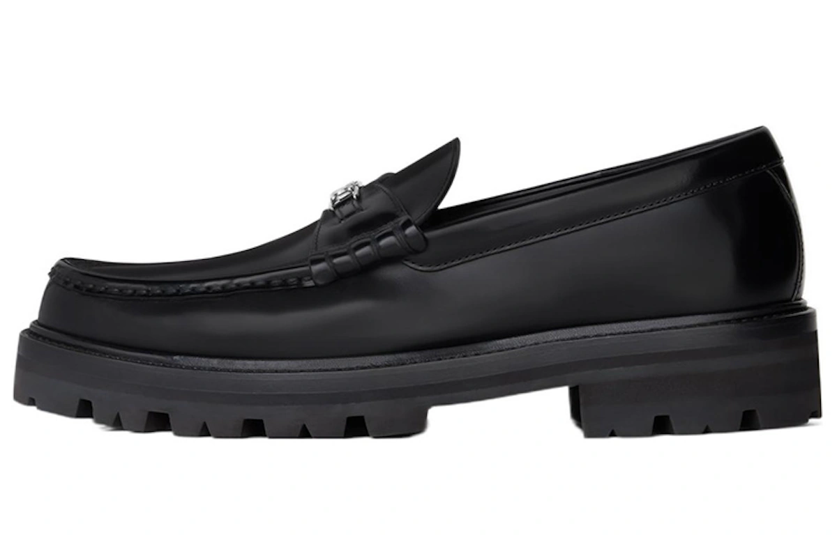 CELINE Chunky Triomphe Loafer Black