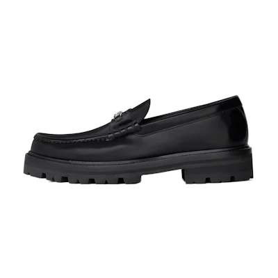 CELINE Chunky Triomphe Loafer Black