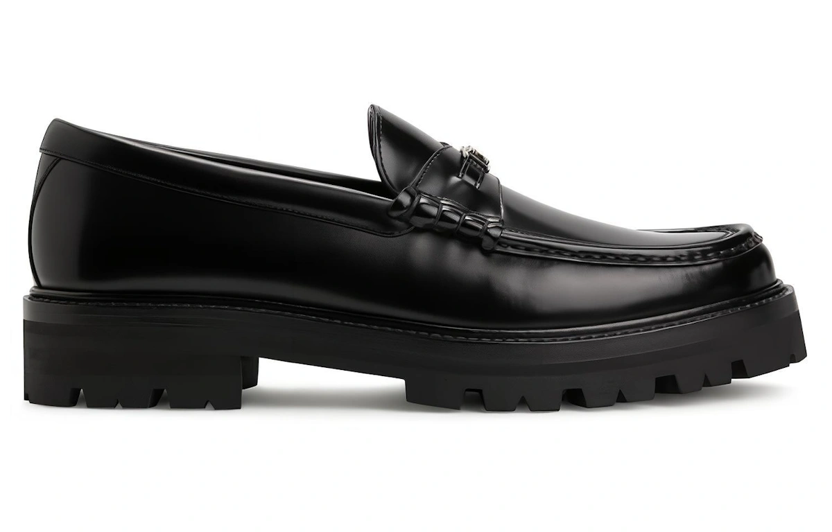 CELINE Chunky Triomphe Loafer Black
