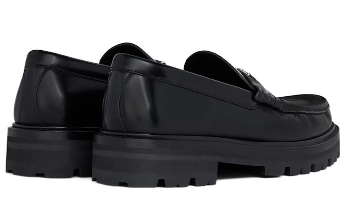 CELINE Chunky Triomphe Loafer Black