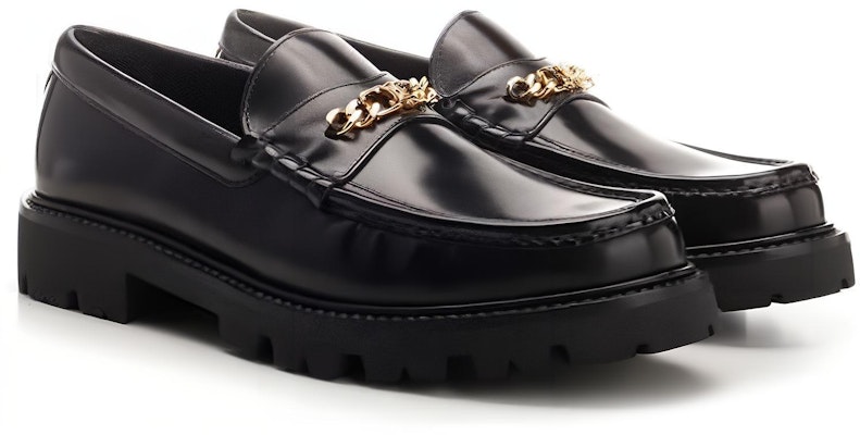 CELINE Kasut Chunky Triomphe Hitam dengan Rantai Emas 353623602C.38NO Lookbook CELINE Kasut Chunky Triomphe Hitam dengan Rantai Emas 353623602C.38NO