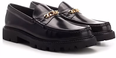 Shop CELINE 圓頭 套腳 休閒單鞋 女款 黑色