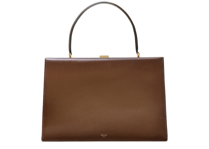 Celine Clasp Medium Camel