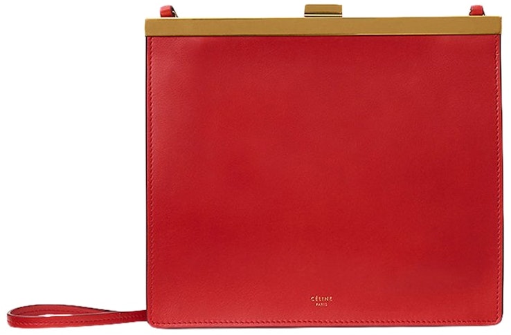 celine-clasp-shoulder-bag-mini-scarlet