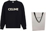 Shop CELINE Jersey Clásico Bordado Oversize de Lana para Hombre Negro. 2A19R205O-38NO