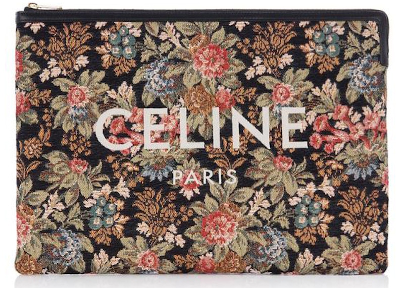 Celine Clutch Floral Jacquard Multicolor