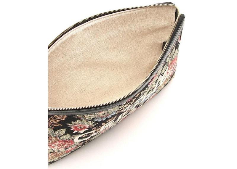 Lookbook 셀린 클러치 플로럴 자카드 멀티컬러