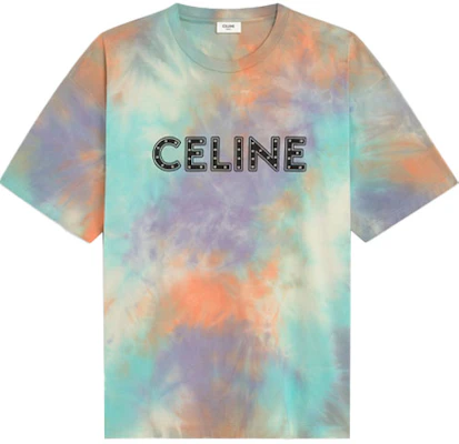 CELINE 彩色字母印花圆领直筒T恤 2X687957M-14ML Order CELINE 彩色字母印花圆领直筒T恤 2X687957M-14ML