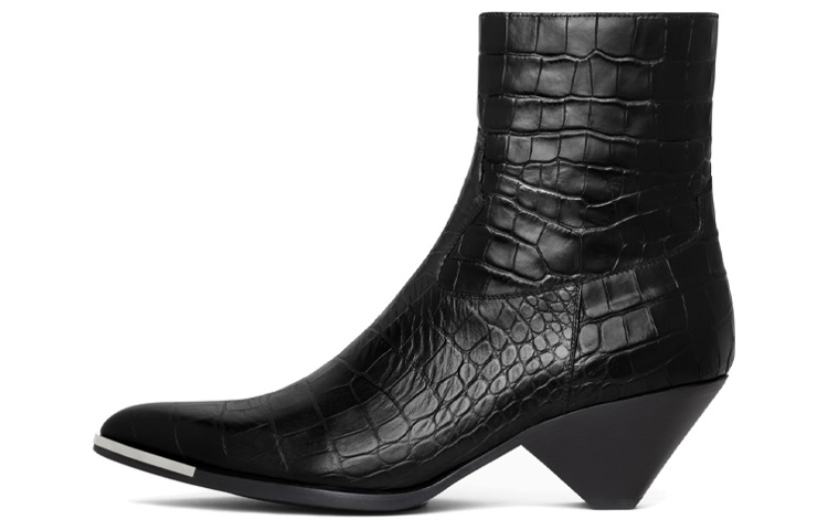 CELINE Conique 'Crocodile Embossed Black'