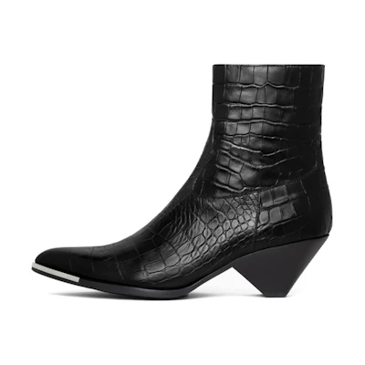 CELINE Conique 'Crocodile Embossed Black'