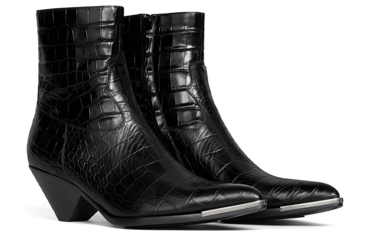 CELINE Conique 'Crocodile Embossed Black' 圖 2