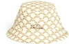 Order CELINE Cotton Bucket Hat Off-White/Tan Brown 2AU8B386O-01DR