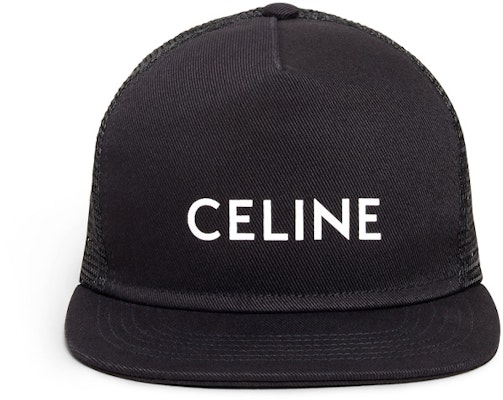 CELINE Cotton Letter Baseball Cap Black 2AUU2641M-38NO Buy CELINE Cotton Letter Baseball Cap Black 2AUU2641M-38NO