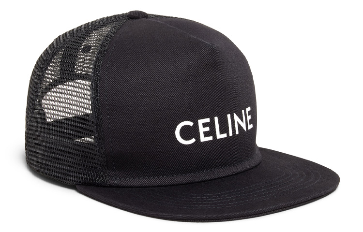 Lookbook CELINE Cotton Letter Baseball Cap Black 2AUU2641M-38NO