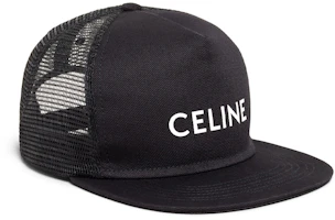 Lookbook CELINE Cotton Letter Baseball Cap Black 2AUU2641M-38NO