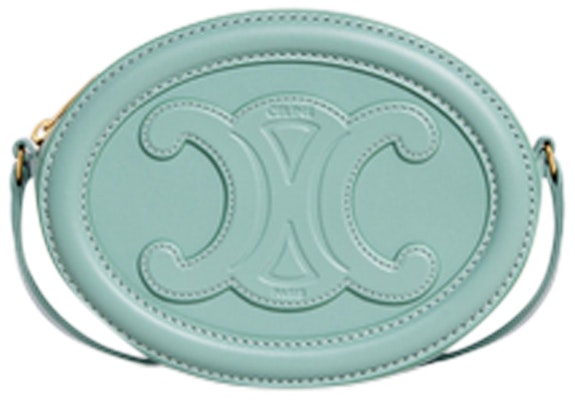 Bolso Celine Oval Cruzado Cuir Bordado Triomphe Ice Mint Buy Bolso Celine Oval Cruzado Cuir Bordado Triomphe Ice Mint