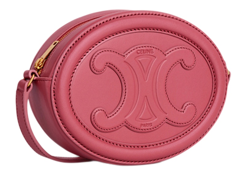 Order Bolso Bandolera Ovalado Celine Cuir Triomphe Bordado Lipstick.