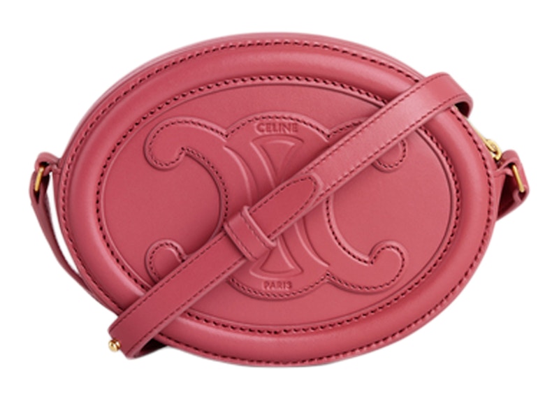 Lookbook Bolso Bandolera Ovalado Celine Cuir Triomphe Bordado Lipstick.