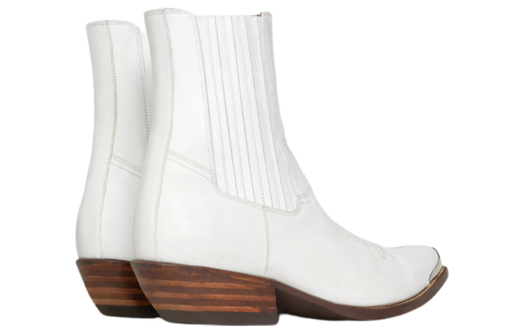 CELINE Cruiser Chelsea Boot 'White Logo Print' 圖 4