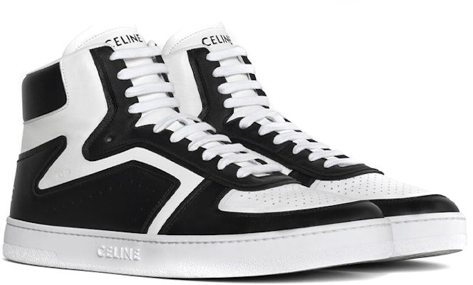 CELINE賽琳「Z」Trainer CT-01 牛皮 高筒運動時尚板鞋 男款 黑色 Lookbook CELINE賽琳「Z」Trainer CT-01 牛皮 高筒運動時尚板鞋 男款 黑色