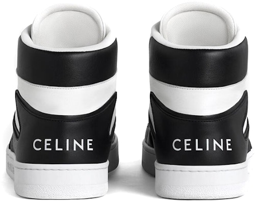 CELINE賽琳「Z」Trainer CT-01 牛皮 高筒運動時尚板鞋 男款 黑色 Shop CELINE賽琳「Z」Trainer CT-01 牛皮 高筒運動時尚板鞋 男款 黑色