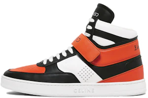 CELINE CT-02 'Distressed Leather White Black Orange' 344513338C.38OO CELINE CT-02 'Distressed Leather White Black Orange' 344513338C.38OO