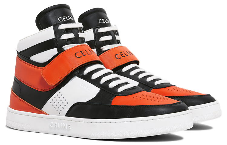 Lookbook 셀린느 CT-02 '빈티지 가죽 화이트 블랙 오렌지' 344513338C.38OO