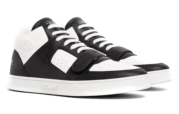 CELINE CT-02 Mid 'Distressed Black and White Leather' 圖 3