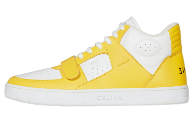 CELINE CT-02 Mid 'White Yellow Scratch' 342823338C.01OE