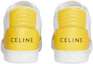 Purchase CELINE CT-02 刮痕裝飾 皮革中筒運動時尚休閒鞋 白黃