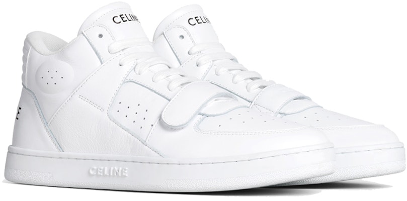 CELINE CT-02 Mid Optic White (Womens) 343193338C.01OP Lookbook CELINE CT-02 Mid Optic White (Womens) 343193338C.01OP