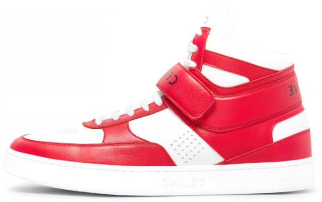 CELINE CT-03 做舊飾面高幫運動鞋 紅色 Buy CELINE CT-03 做舊飾面高幫運動鞋 紅色