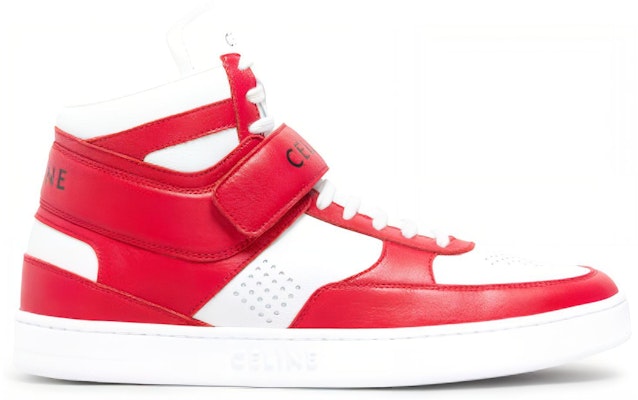 CELINE CT-03 做舊飾面高幫運動鞋 紅色 Order CELINE CT-03 做舊飾面高幫運動鞋 紅色