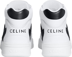 CELINE賽琳 牛皮 綁帶高幫 時尚板鞋 男款 白黑 Purchase CELINE賽琳 牛皮 綁帶高幫 時尚板鞋 男款 白黑