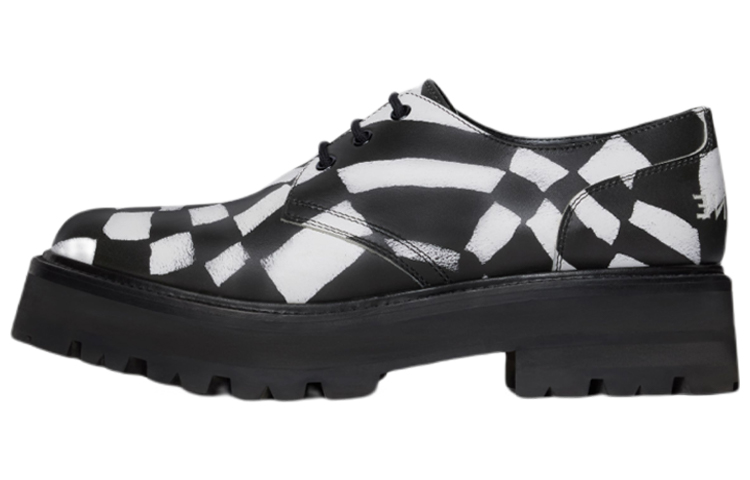 CELINE Derby 'Black and White Print' 344673630C.01WB - 344673630C.01WB ...