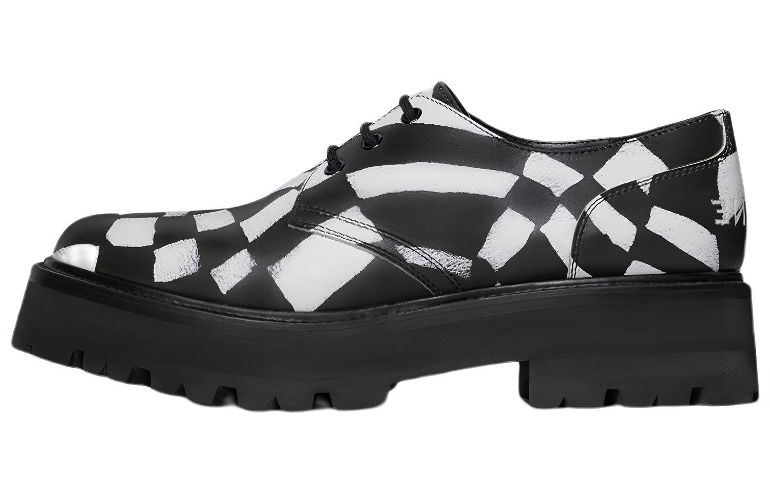 Buy CELINE Derby 'Black and White Print' 344673630C.01WB