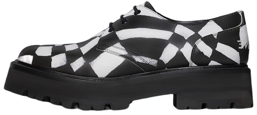 CELINE Derby 'Black and White Print' 344673630C.01WB Buy CELINE Derby 'Black and White Print' 344673630C.01WB