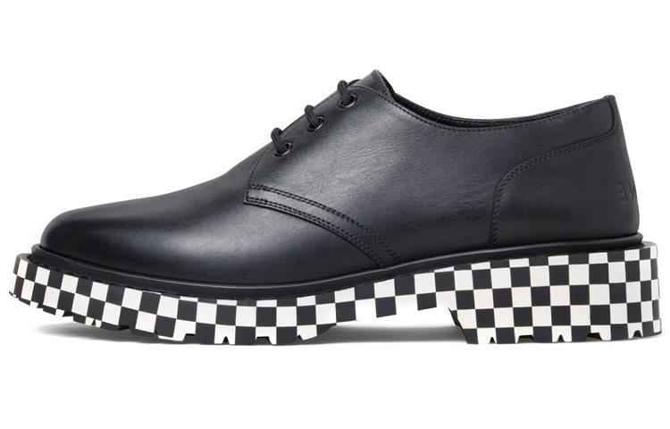 CELINE Derby Casual 'Embossed Leather Black'