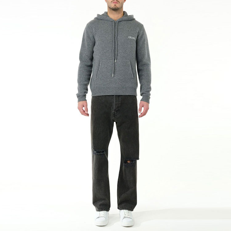 Purchase CELINE 水洗灰色破洞牛仔裤. 2N586919M-38CD