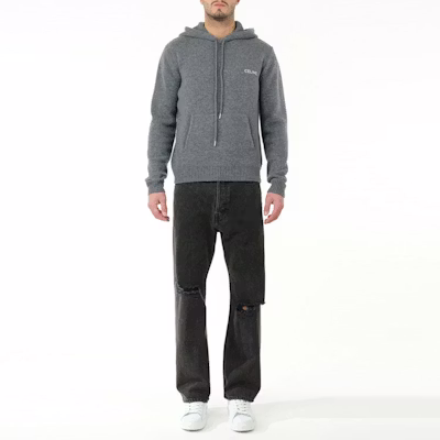 CELINE 水洗灰色破洞牛仔裤. 2N586919M-38CD Purchase CELINE 水洗灰色破洞牛仔裤. 2N586919M-38CD