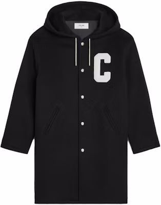 Abrigo Celine Reversible de Lana con Capucha y Parche de Letra Negro 2V73S553R.27NG Buy Abrigo Celine Reversible de Lana con Capucha y Parche de Letra Negro 2V73S553R.27NG