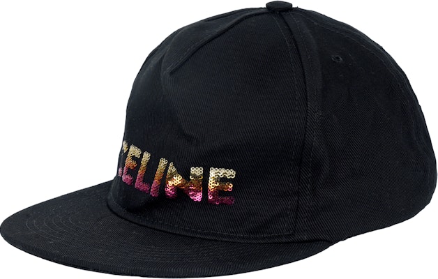 CELINE Embroidered Cotton Unisex Baseball Cap 2AUW9641M-38NO Buy CELINE Embroidered Cotton Unisex Baseball Cap 2AUW9641M-38NO