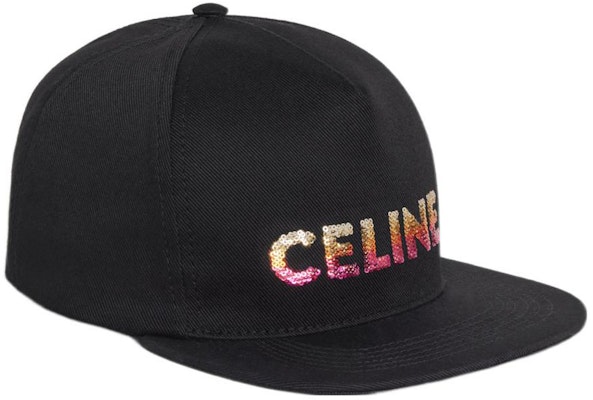 CELINE Embroidered Cotton Unisex Baseball Cap 2AUW9641M-38NO Order CELINE Embroidered Cotton Unisex Baseball Cap 2AUW9641M-38NO