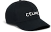 Order Gorra de Béisbol Negra Unisex CELINE Logo Bordado de Letra de Algodón. 2AUS9242N-38NO