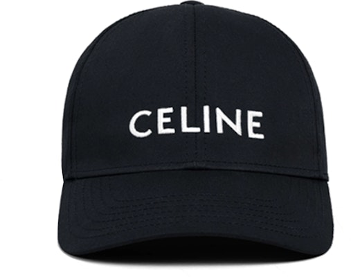 Gorra de Béisbol Negra Unisex CELINE Logo Bordado de Letra de Algodón. 2AUS9242N-38NO Lookbook Gorra de Béisbol Negra Unisex CELINE Logo Bordado de Letra de Algodón. 2AUS9242N-38NO