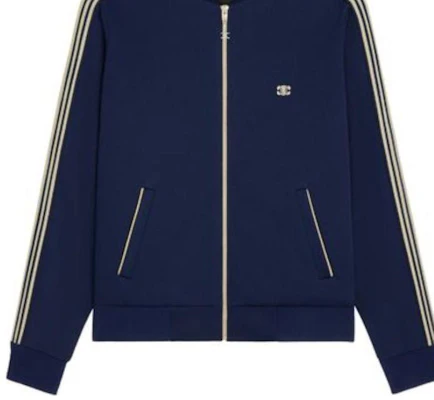 Celine Jaket Zip-Up Unisex Bordir Logo Garis Biru 2Y05D121O-07VG Sizing Celine Jaket Zip-Up Unisex Bordir Logo Garis Biru 2Y05D121O-07VG
