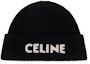 Buy CELINE Topi Beanie Hitam Unisex Sulaman Wool untuk Pasangan. 2A61W535Q-38NO