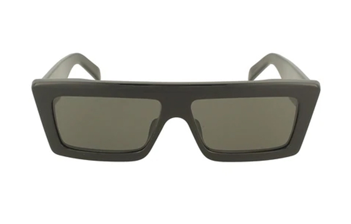 Lookbook CELINE Cermin Mata Hitam Kasual Gaya Square Fashion CL40214U01A