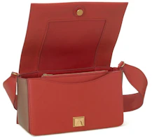 Lookbook Celine Frame 中號 狐狸紅/棕色